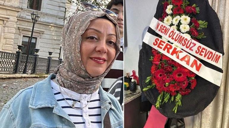 Katilin yalanını çelenk ve mesaj çürüttü