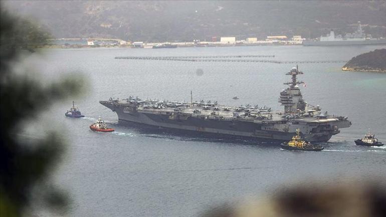 ABDde örtbas edilen USS Gerald R. Ford gerçeği: Uçak gemisi böyle yanmış