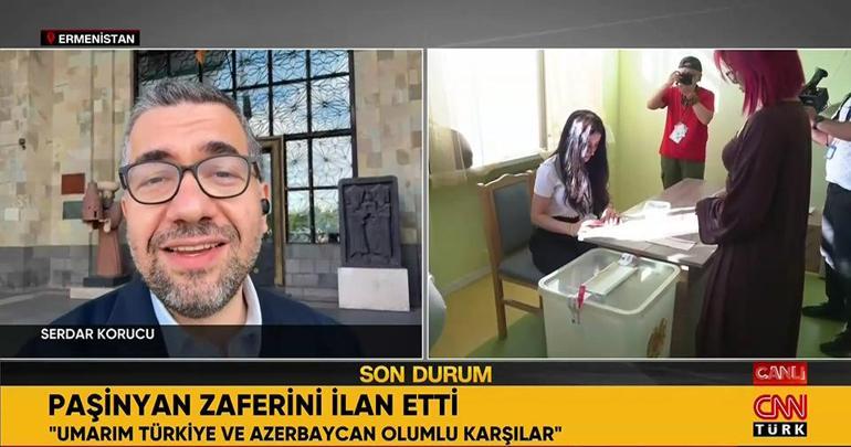 CNN TÜRK Erivandan bildiriyor: Paşinyan zaferini ilan etti, muhalefet Daha erken dedi