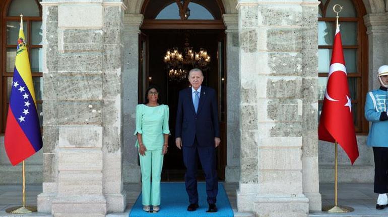 Cumhurbaşkanı Erdoğan, Venezuela Cumhurbaşkanı Vekili ile görüştü