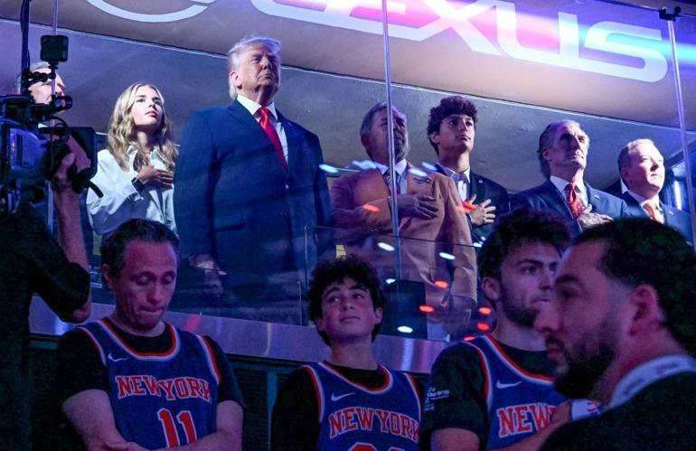 NBA final maçında Trumpa şok Uzun süre yuhalandı...