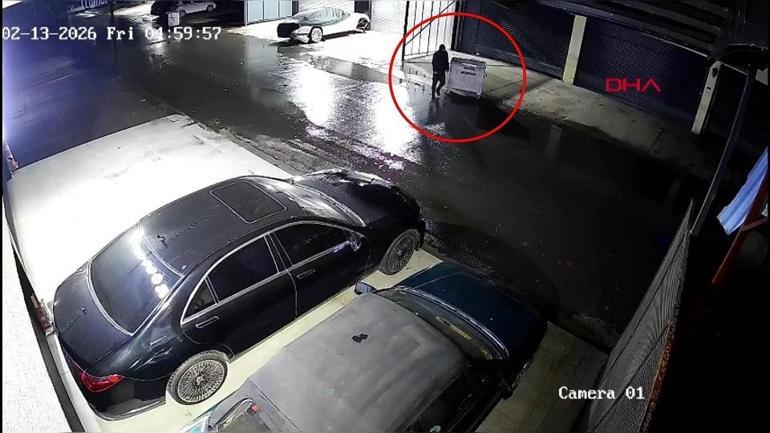 400 bin liralık altın amblemi çaldı 2 araçtan hırsızlık yapan şüpheli gözaltına alındı