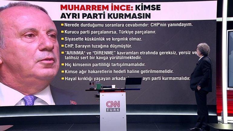 Muharrem İnce, CHPde kimin yanında Kılıçdaroğlu mu, Özel mi Tarafsız Bölgeye mesaj gönderip açıkladı