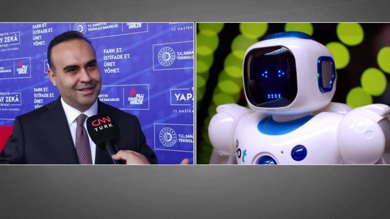 Bakan Kacır, Yapay Zeka Eylem Planını CNN Türke anlattı: Fayda üretmesini istiyoruz