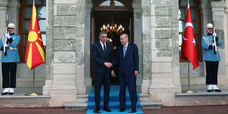 Erdoğan, Kuzey Makedonya Başbakanı Mickoski’yi kabul etti