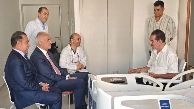 Bakan Ersoydan İbrahim Tatlısese geçmiş olsun ziyareti