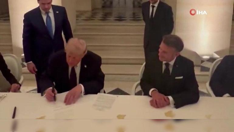 Trump savaşı bitiren imzayı böyle attı... İrandan imalı anlaşma açıklaması