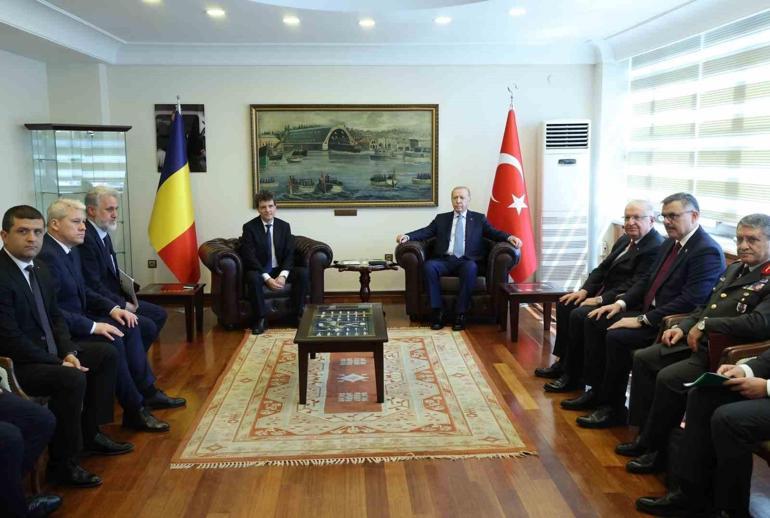Cumhurbaşkanı Erdoğan, Romanya Cumhurbaşkanı Dan ile görüştü