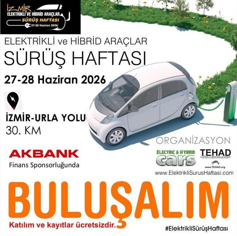 7. Elektrikli ve Hibrit Araçlar Haftası İzmirde
