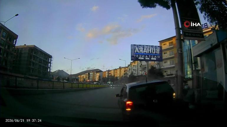 Saniyelerle ölümden kurtuldular