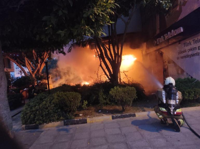 Boyacılar Çarşısında yangın