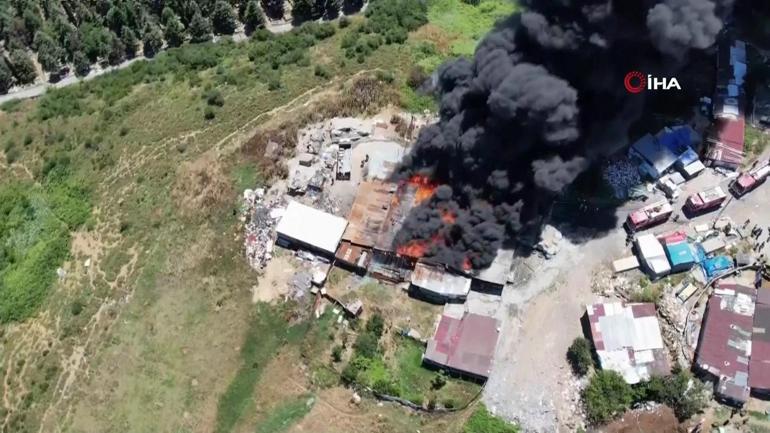 Alevler ormanlık alana sıçradı
