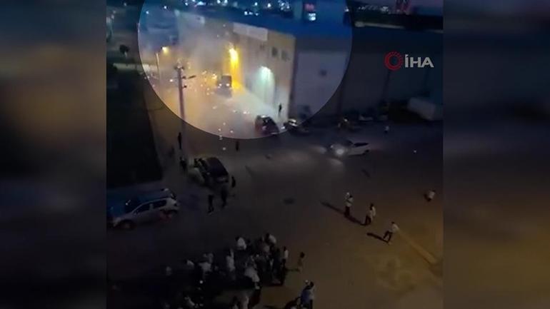 Nişanda havai fişek paniği