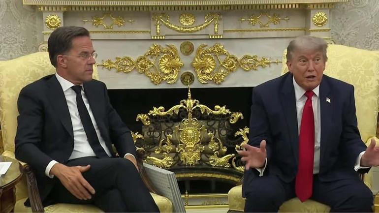 Trump CNN TÜRKe konuştu NATO Zirvesine Erdoğan için gidiyorum