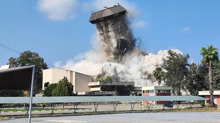  Adana 16 katlı bina dinamitle yıkıldı