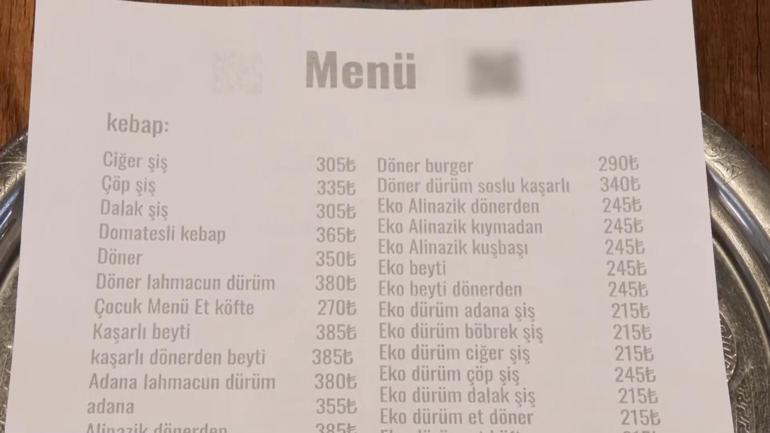 Restoran ve kafelere menü düzenlemesi