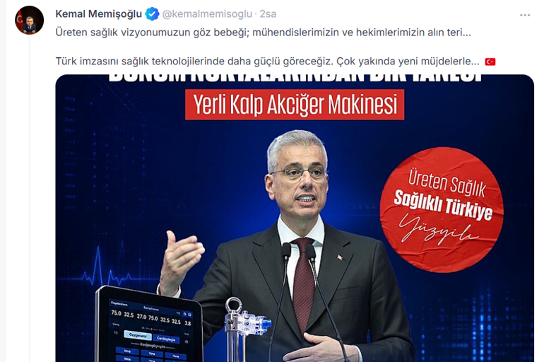 Bakan Memişoğlu: Türk imzasını sağlık teknolojilerinde daha güçlü göreceğiz