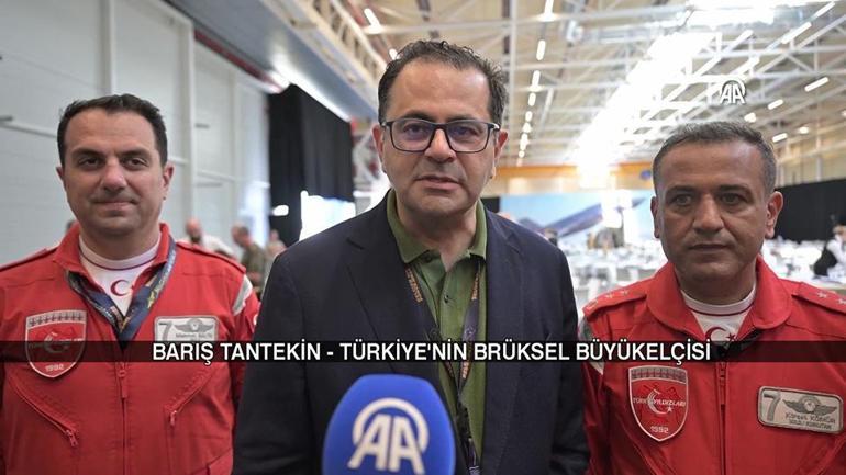 Belçikada Türk Yıldızları rüzgarı