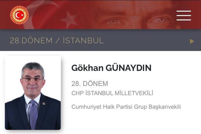 Gökhan Günaydın, CHPdeki görevine döndü
