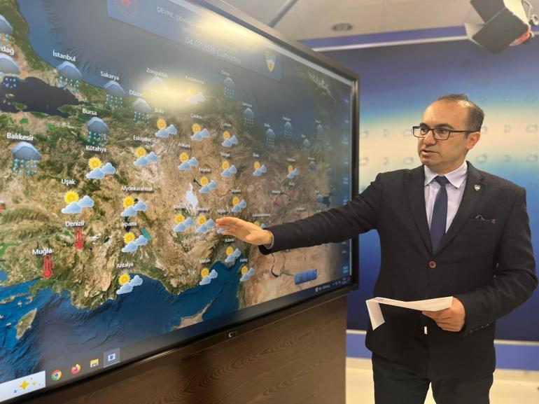 Meteoroloji yeni haritayı paylaştı: Serin ve yağışlı hava kapıda