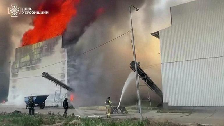 Rusyanın petrol terminali vuruldu