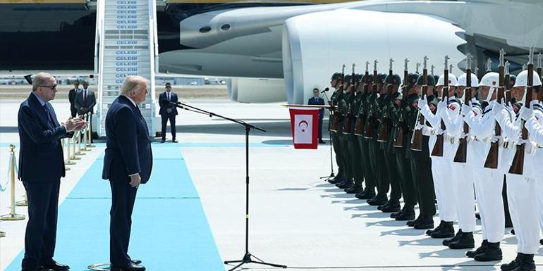 21 pare top atışı, Türk Yıldızları ve mehter... Trumpa A+ protokolü