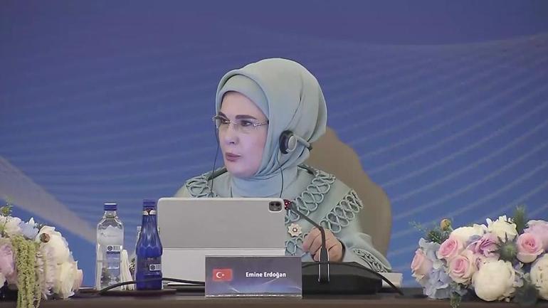 Emine Erdoğan lider eşlerini ağırladı