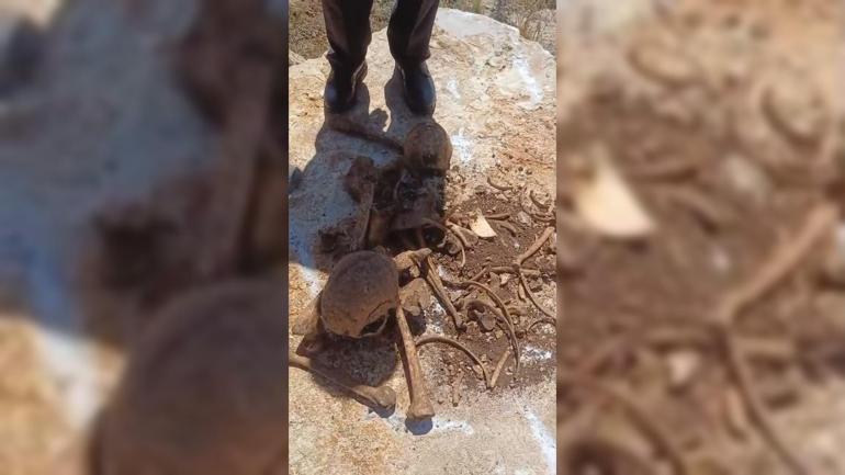 İnşaat kazısında insan kemikleri bulundu