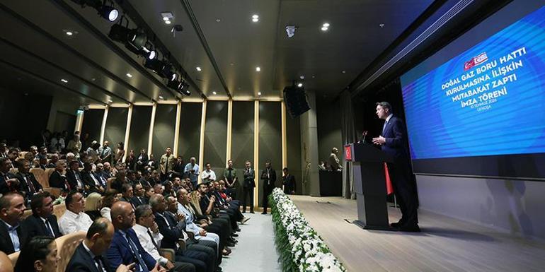Bakan Bayraktar: Türkiye ile KKTC arasında deniz altından geçecek doğal gaz boru hattının inşasına başlıyoruz