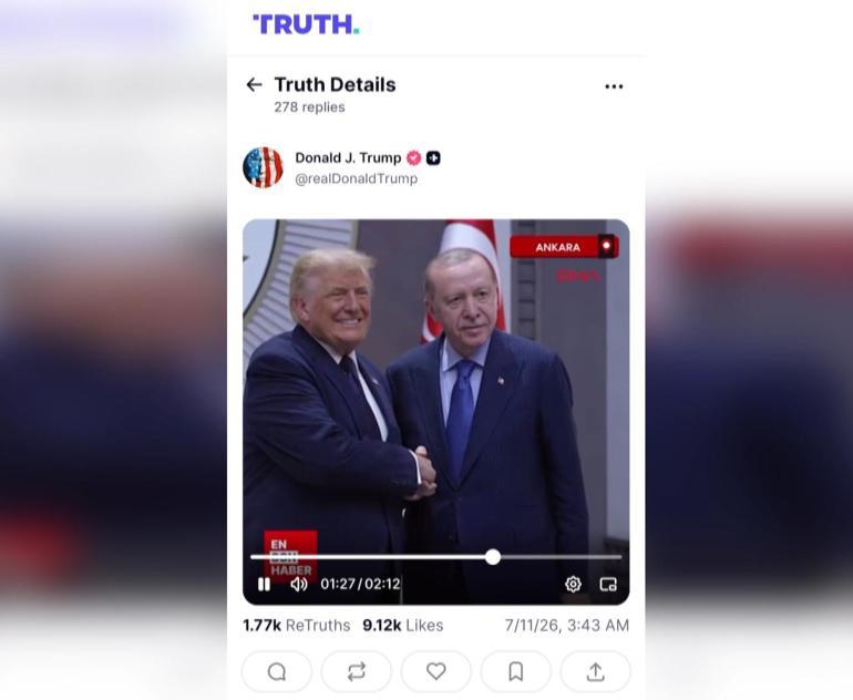 Trump’ın NATO paylaşımında DHA imzası
