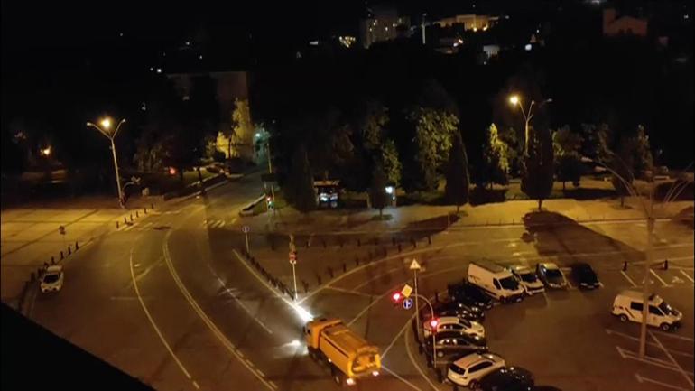 Rusya Kievi vurdu: CNN TÜRK yayındaydı | İşte bombalanan sokaklar