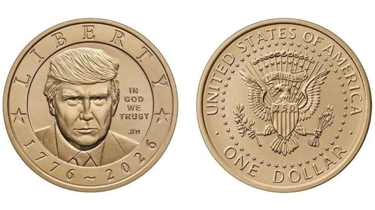 Hatıra paraya Trump’ın yüzü basılacak