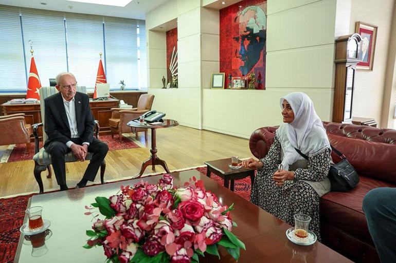 Kemal Kılıçdaroğlu, Narin Güranın ailesini kabul etti