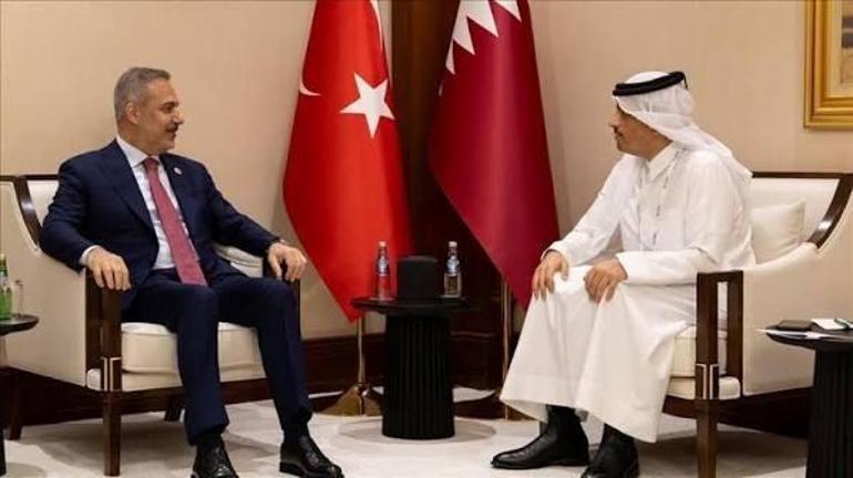 Bakan Fidan Katar yolcusu Masada Gazze ve Hürmüz var