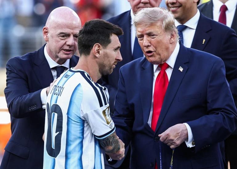 Dünya Kupası Finali Trump şova döndü