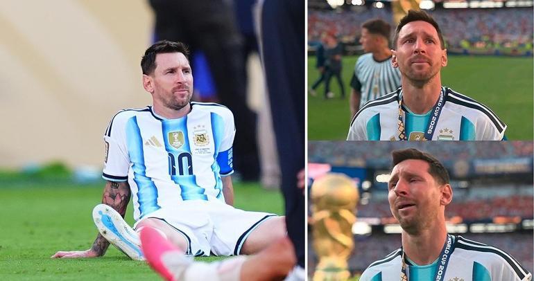 Lionel Messi, madalya töreninin ardından gözyaşlarını tutamadı