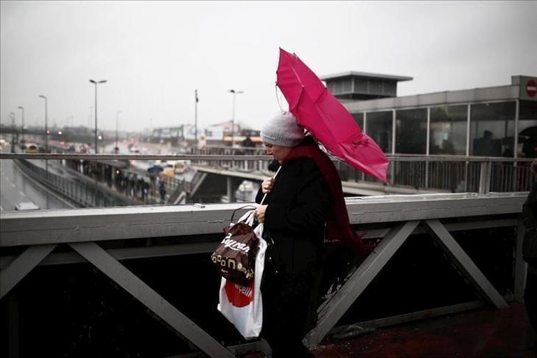 İstanbulda kuvvetli yağış etkili olacak