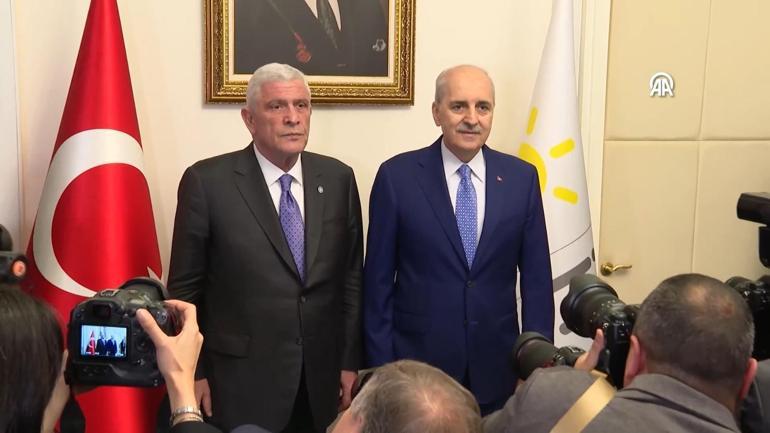  TBMM Başkanı Kurtulmuştan AK Parti ve İYİ Partiye ziyaret