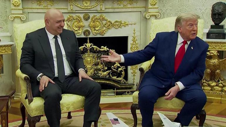 Lübnan Cumhurbaşkanı Avn Washingtonda