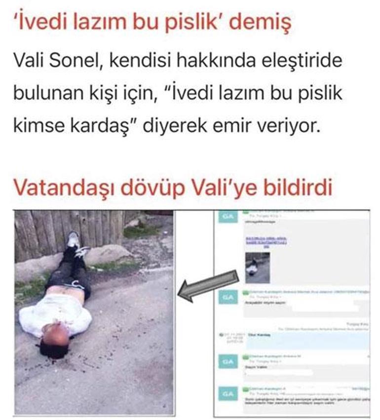 Ters kelepçeli fotoğraf Eski Vali Sonelin telefonunda şok detaylar: Gereğini yaparsınız kardaş