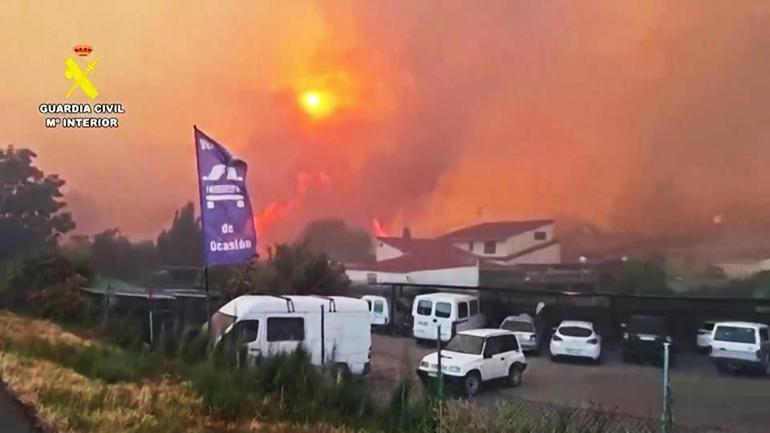 İspanyada alevler söndürülemiyor: Ulusal acil durum ilan edildi