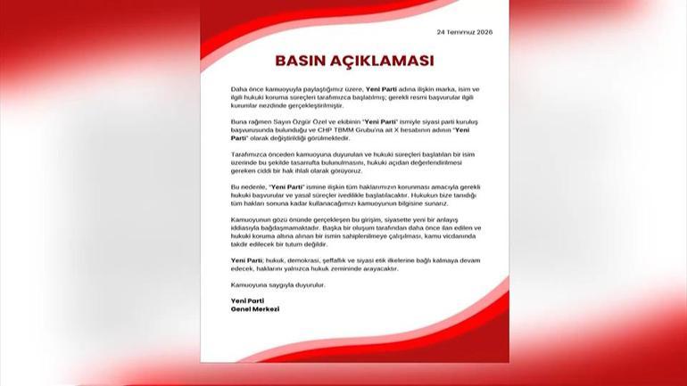 CHP ile Yeni Parti arasındaki ilk polemik sanal medya hesabından