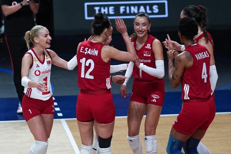 Filenin Sultanları, Milletler Ligi Brezilya final maçında 2-1 Öndeyiz
