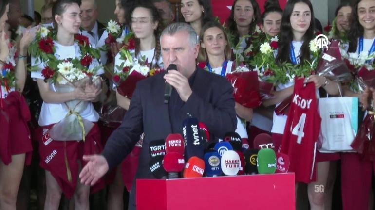 Milletler Ligi kupası Türkiyede FİLENİN SULTANLARI YURDA DÖNDÜ