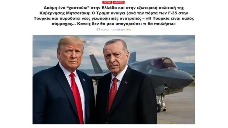 İsrail ve Yunanistan alarmda Trumptan Türkiyeye yönelik F-35 açıklaması: Kimse bana ne satmamız gerektiğini söyleyemez