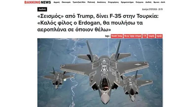 İsrail ve Yunanistan alarmda Trumptan Türkiyeye yönelik F-35 açıklaması: Kimse bana ne satmamız gerektiğini söyleyemez