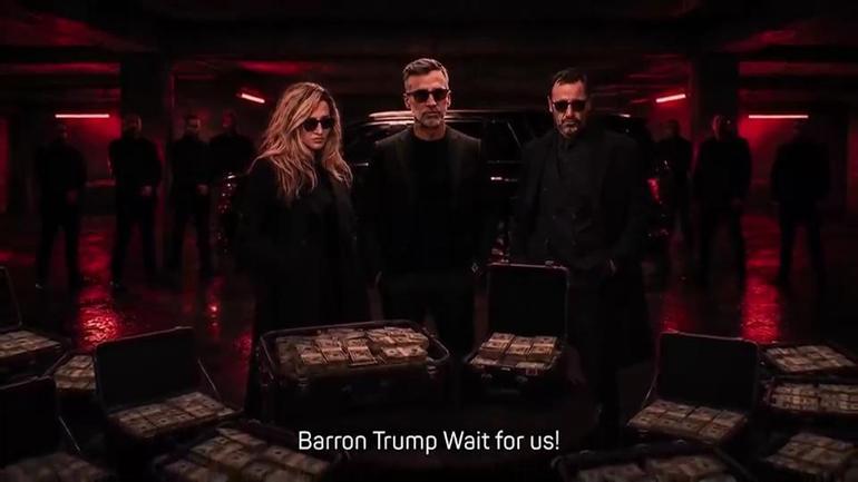 İrandan Trump ailesine tehdit videosu: Melania ve Barron hedefte