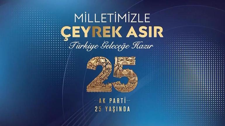 AK Partiden 25. yıla özel logo: Erdoğan çeyrek asır mesajı verecek