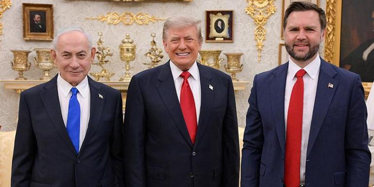 Trump ile Netanyahunun kritik görüşmesi sona erdi Beyaz Saraydan ilk açıklama