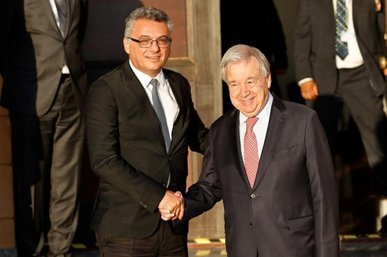 KKTC Cumhurbaşkanı Erhürman, Guterres ve Hristodulidis ile bir araya geldi